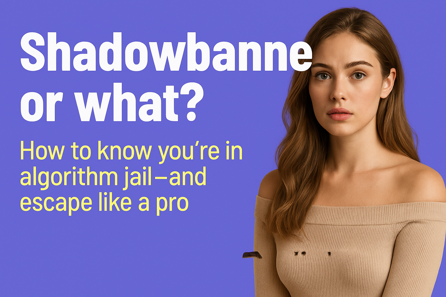 Shadowbanned or What? How to Know You’re in Algorithm Jail — and Escape Like a Pro